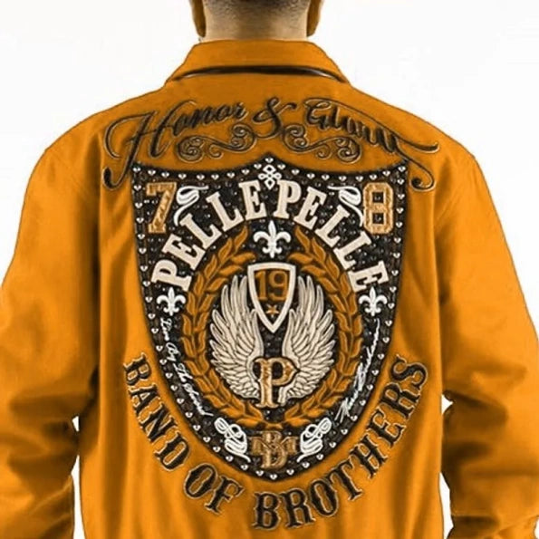 Pelle Pelle Band of Brothers Mustard Jacket image 1