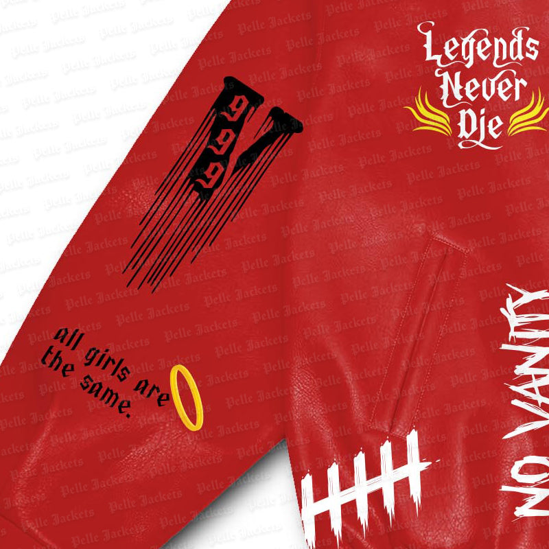 Juice WRLD Legends Never Die Red Jacket image 3