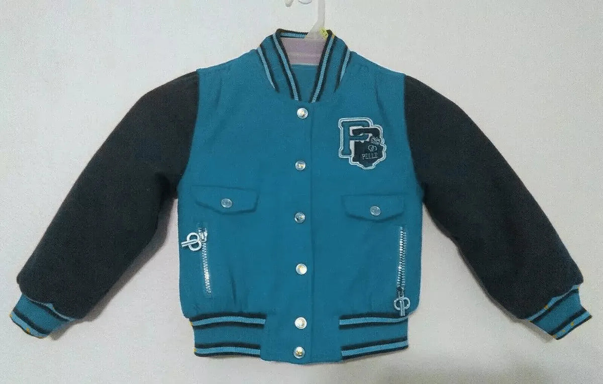 Pelle Pelle Vintage Turquoise Varsity Jacket image 0