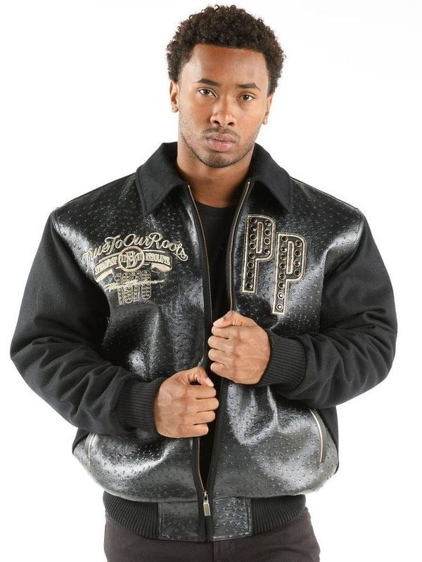Pelle Pelle Mens True To Our Roots Black Jacket image 0