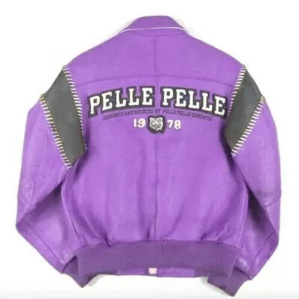 Pelle Pelle Vintage Purple Leather Jacket image 1