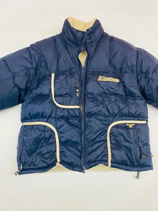 Vintage Pelle Pelle Marc Buchanan Blue Puffer Coat image 0