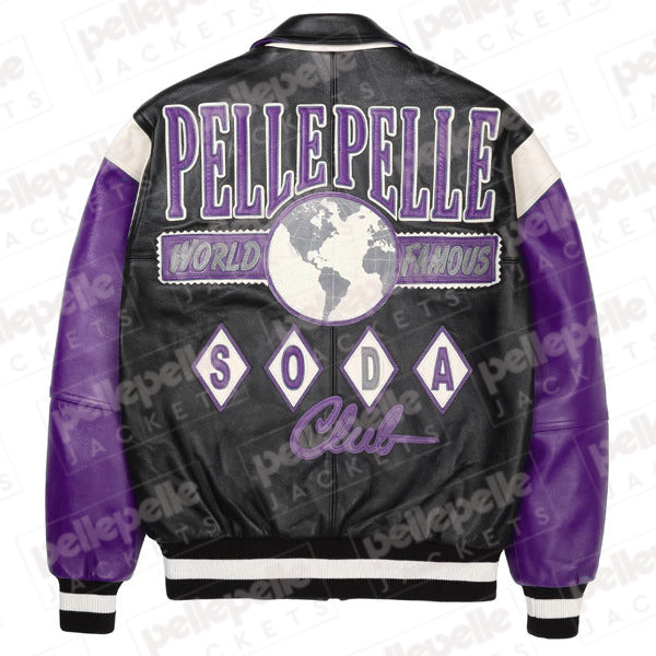 World Famous Soda Club Bright Purple Plush Jacket image 0