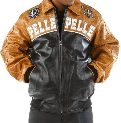 Pelle Pelle Mens Last Man Standing Brown Jacket image 1