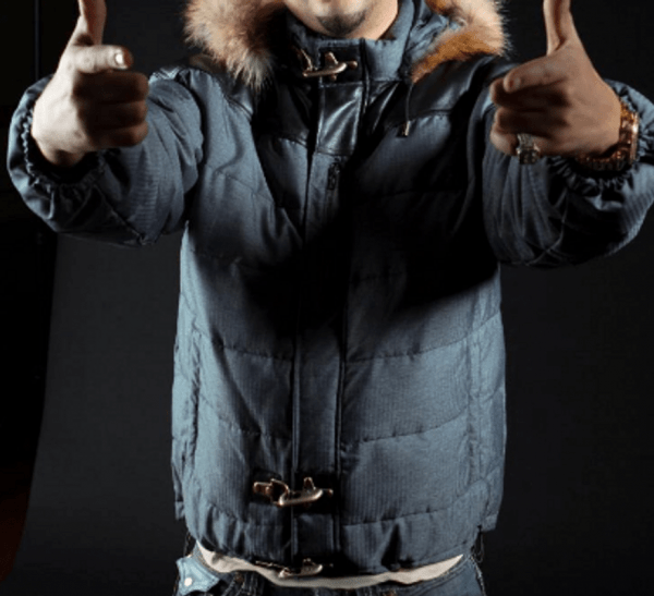 Pelle Pelle Blue Fur Hooded Puffer Jacket image 1