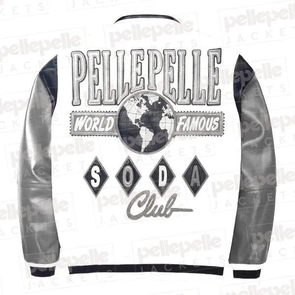 Pelle Pelle World Famous Silver Soda Club Plush Jacket image 0