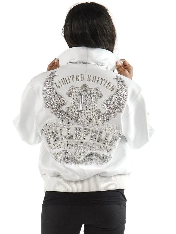 Pelle Pelle Womens Limited Edition White Leather Jacket image 0
