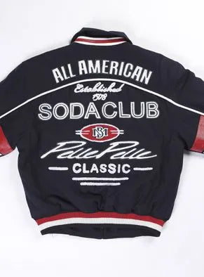 Pelle Pelle Mens Classic Soda Club Varsity Jacket image 0