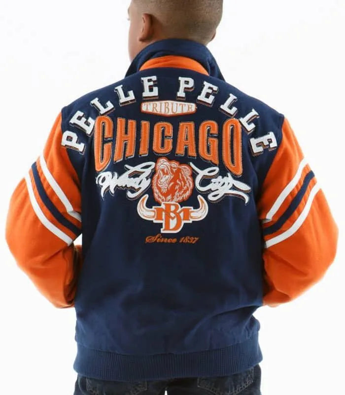 Pelle Pelle Kids Chicago Bear Blue Jacket image 1
