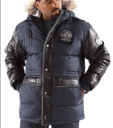 Pelle Pelle Puffer with Fur Hoodie Jacket image 0
