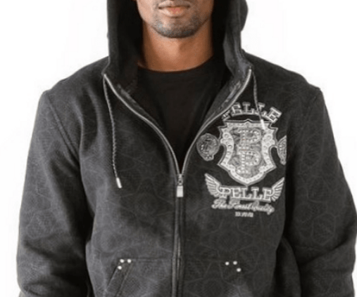 Pelle Pelle Black Warmup Hoodie Jacket image 0