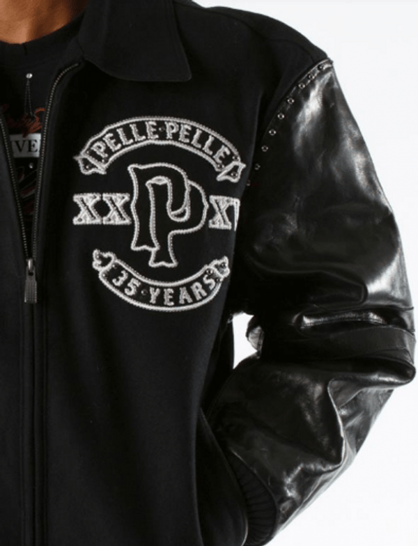 Pelle Pelle Panther Black Woolen Jacket image 2