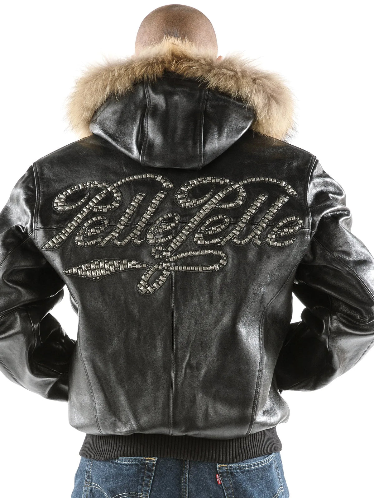 Pelle Pelle New Black Hooded Script Jacket image 1