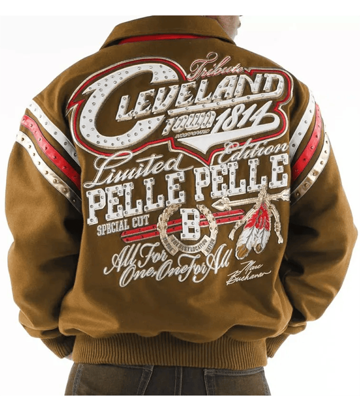 Pelle Pelle Brown Cleveland Tribute Special Cut Jacket image 1