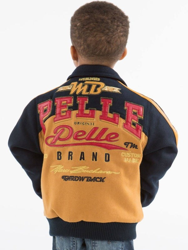 Kids Pelle Pelle Throwback MB Wool Jacket image 1