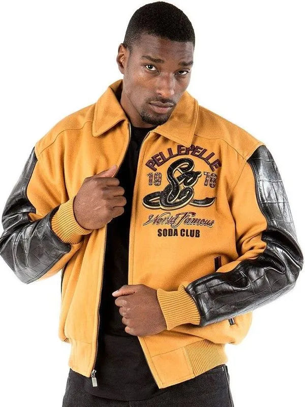 Pelle Pelle Mens World famous Yellow Jacket image 0
