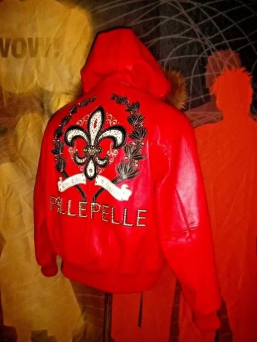 Pelle Pelle Fur Trim Bomber Jacket image 1