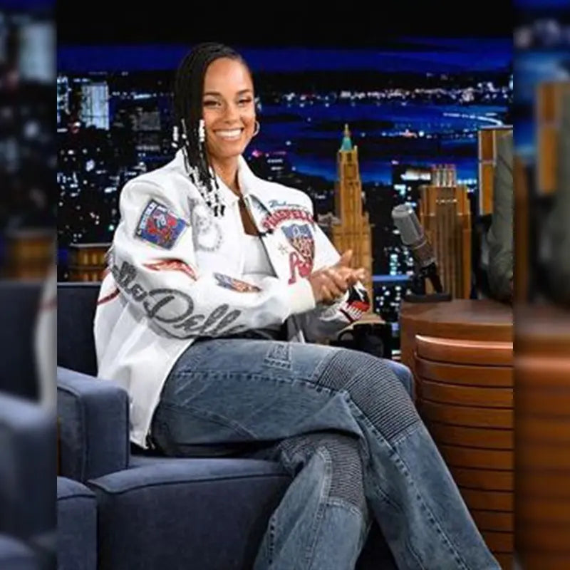 The Tonight Show Alicia Keys Pelle Pelle Jacket image 2