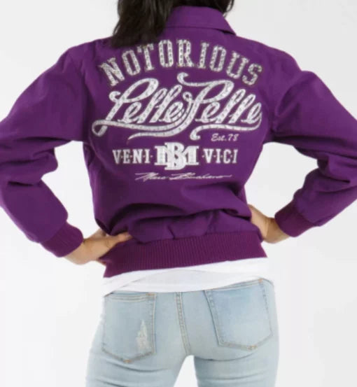 Pelle Pelle Notorious Purple Wool Jacket image 1