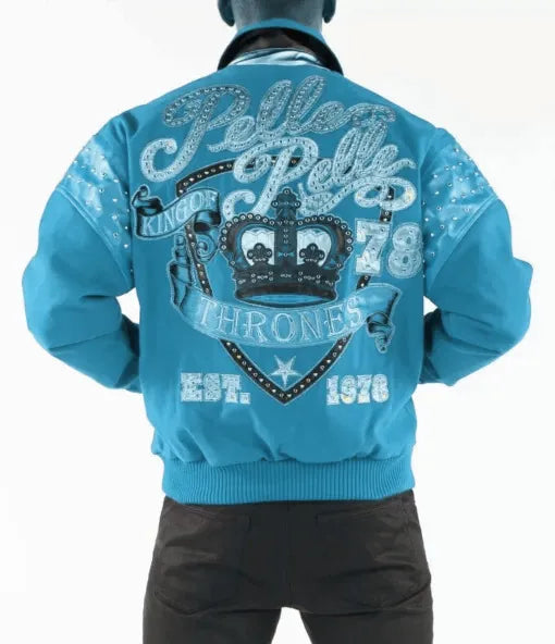 Pelle Pelle Turquoise King Of Thrones 1978 Jacket image 1