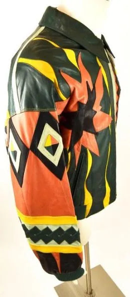 Pelle Pelle Multicolor Design Compass Jacket image 2