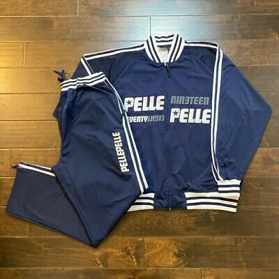 Pelle Pelle Mens Vintage By Marc Buchanan Navy Blue Tracksuit image 0
