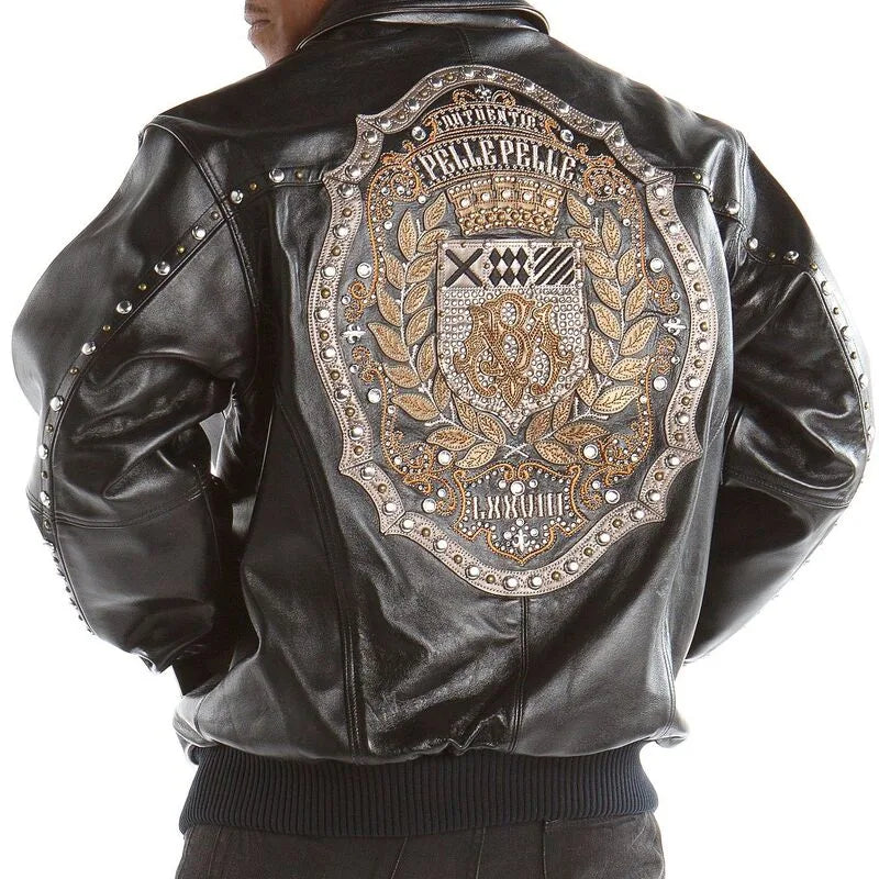Pelle Pelle Leather Studded Jacket image 1