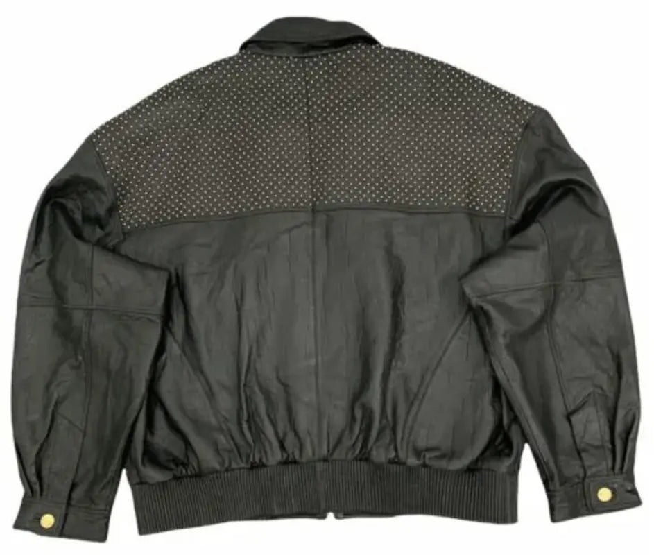 Pelle Pelle Gold Studded Black Jacket image 1