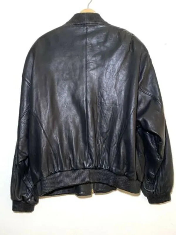 Pelle Pelle Vintage Marc Buchanan Black Gold Leather Jacket image 1