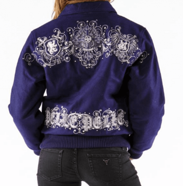 Pelle Pelle Triple-Crest-Shirt Collar Blue Jacket image 1
