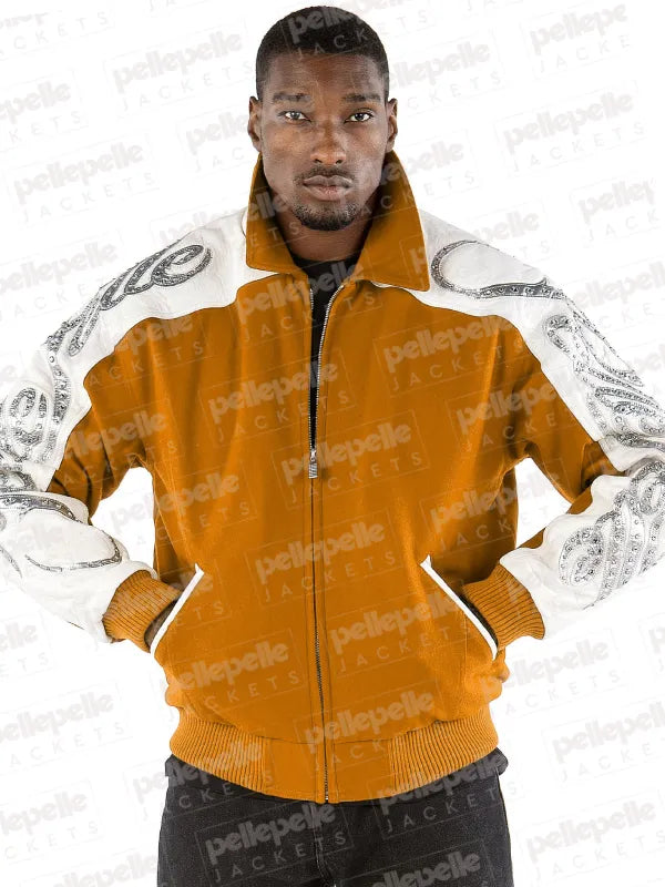 Pelle Pelle Scripted Mustard Jacket image 0