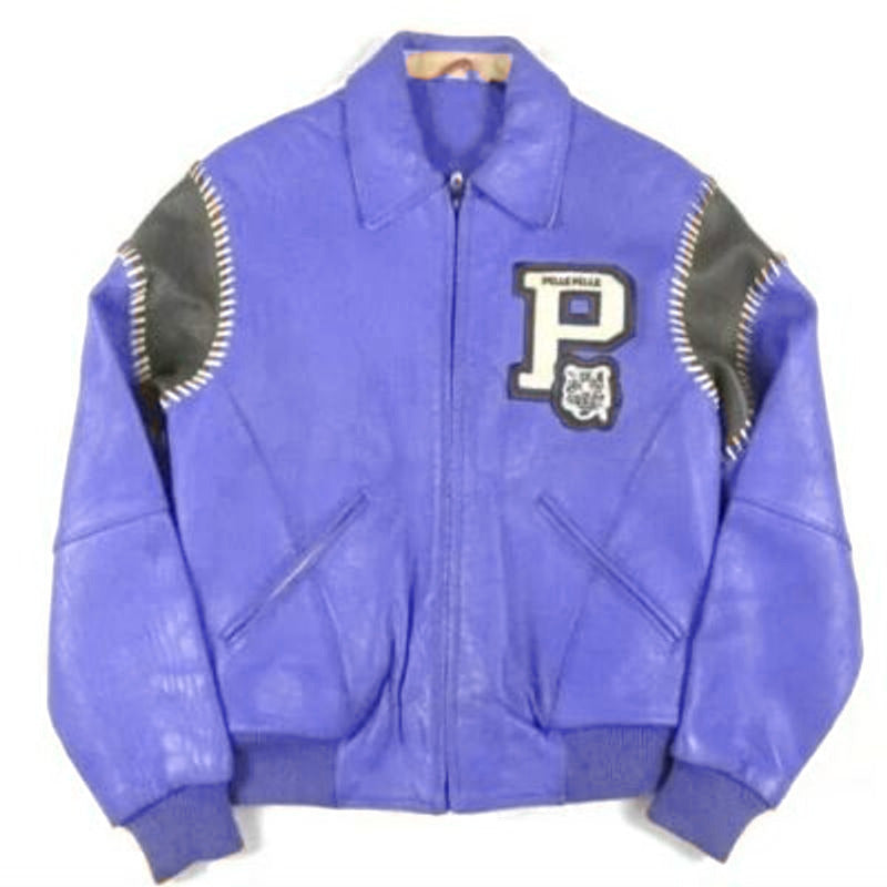 Pelle Pelle Vintage Blue Leather Jacket image 0