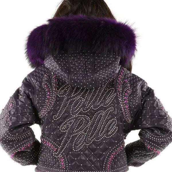 Pelle Pelle Women’s Studded Leather Jacket image 1