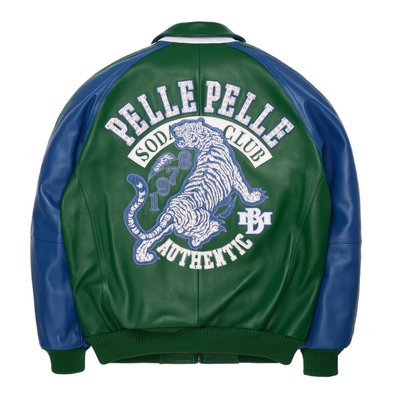 Pelle Pelle Soda Club Tiger Green Jacket image 1