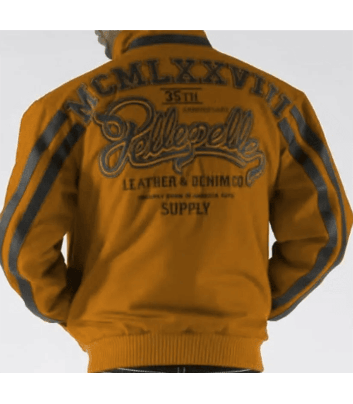 Pelle Pelle Mens Marc Buchanan Mustard Jacket image 1