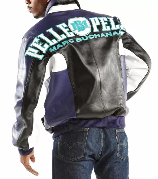 Pelle Pelle Marc Buchanan Purple Leather Jacket image 1