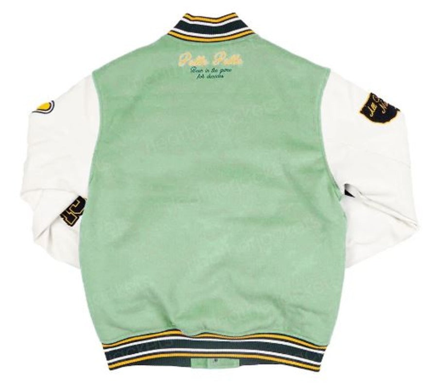 Pelle Pelle Green Varsity Jacket image 1