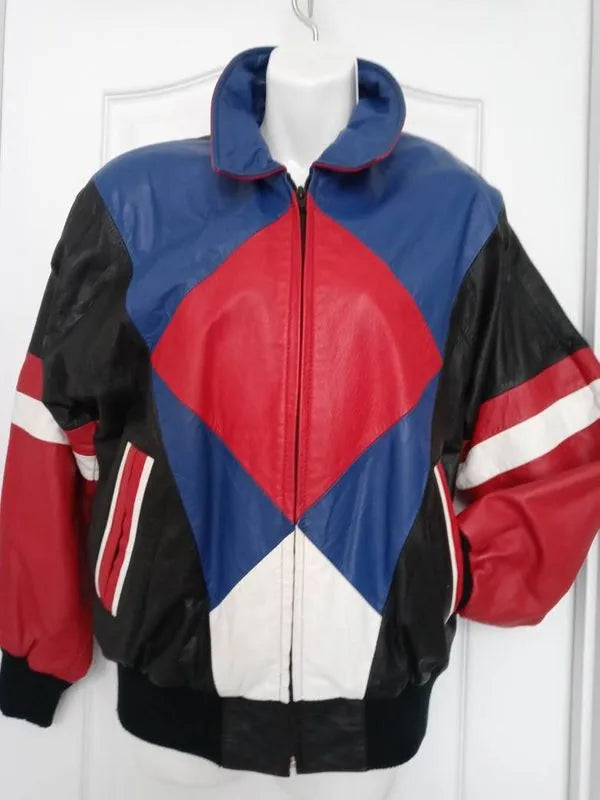 Pelle Vintage 90’s Leather Baseball Jacket image 0