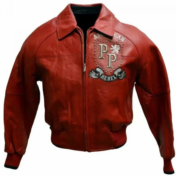 Pelle Pelle American Rebels Red Studded Jacket image 1