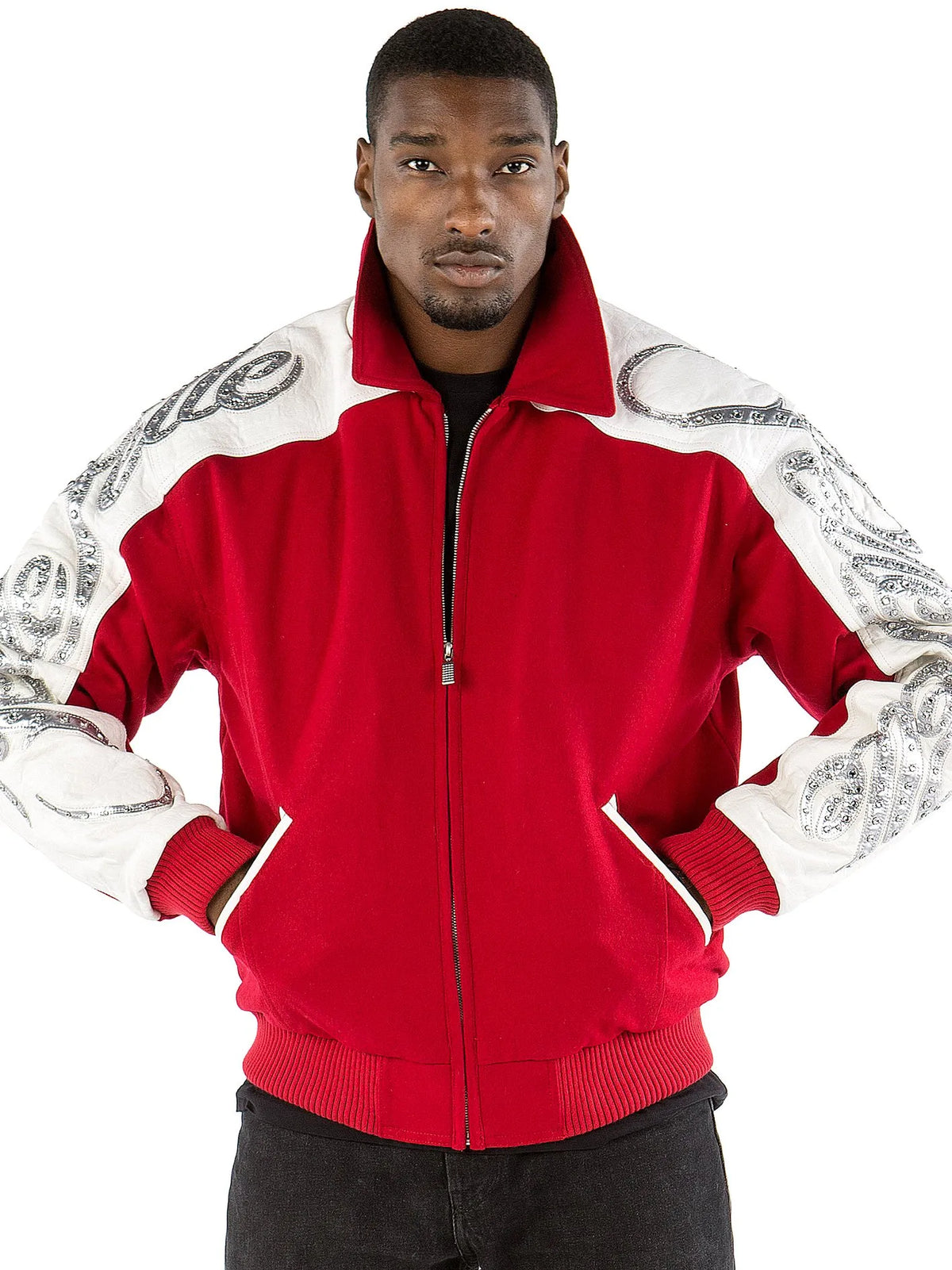 Pelle Pelle Scripted Red Jacket image 0