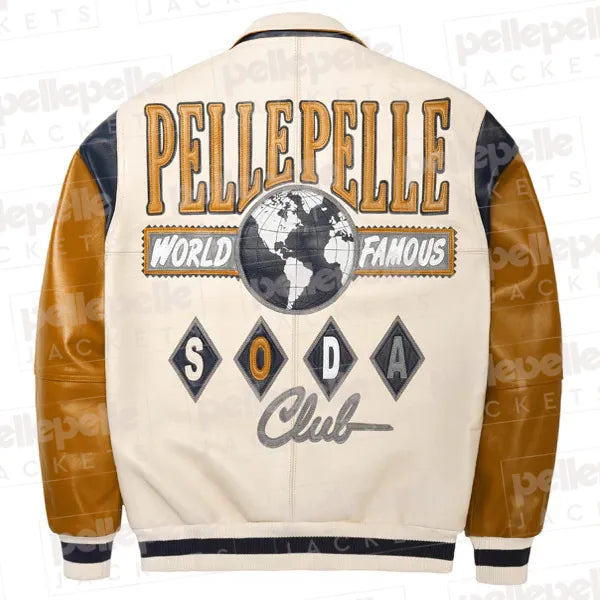 Pelle Pelle World Famous Brown Soda Club Plush Jacket image 0