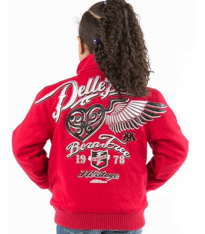 Kids Pelle Pelle Born Free Heritage Red Jacket image 0