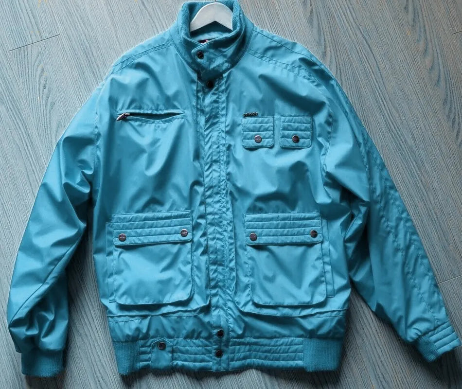 Pelle Pelle Mens Turquoise Winter Jacket image 0
