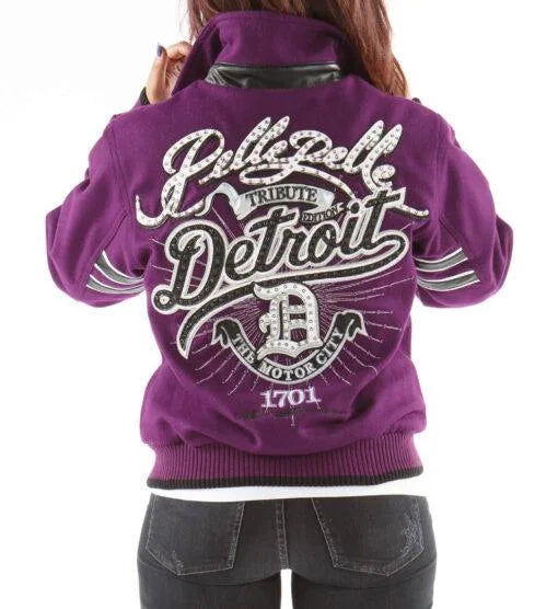 Pelle Pelle Purple Detroit City Tribute Edition Wool Jacket image 1