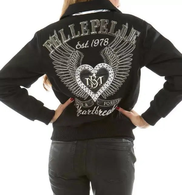Black Pelle Pelle Heart Breaker Wool Jacket image 0