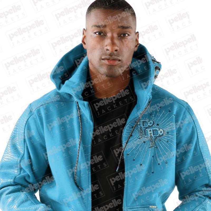 Pelle Pelle 40th Anniversary Turquoise Wool Jacket image 2