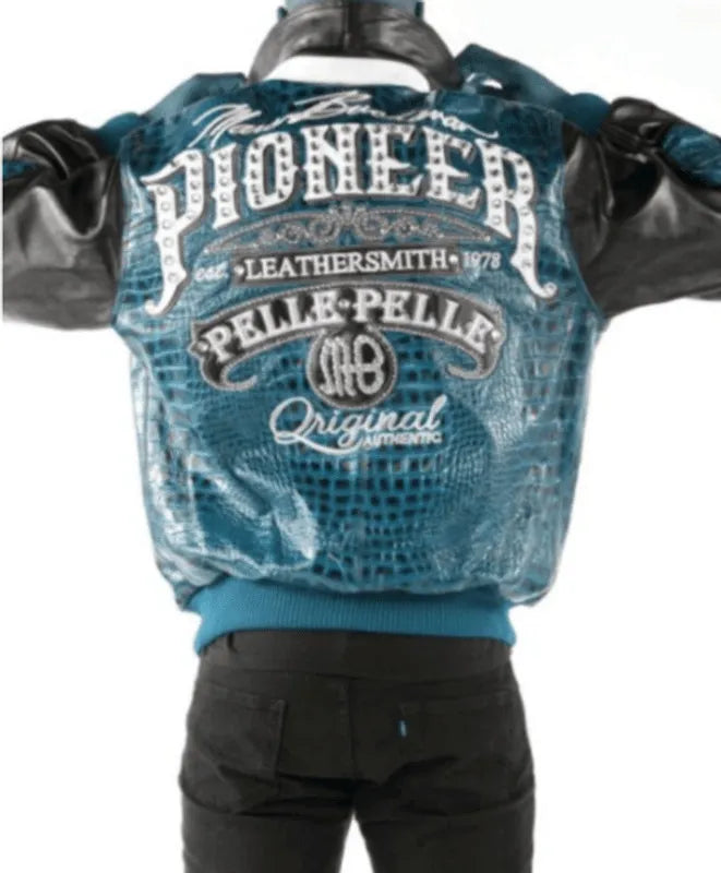Pelle Pelle Mens Pioneer Turquoise Jacket image 0