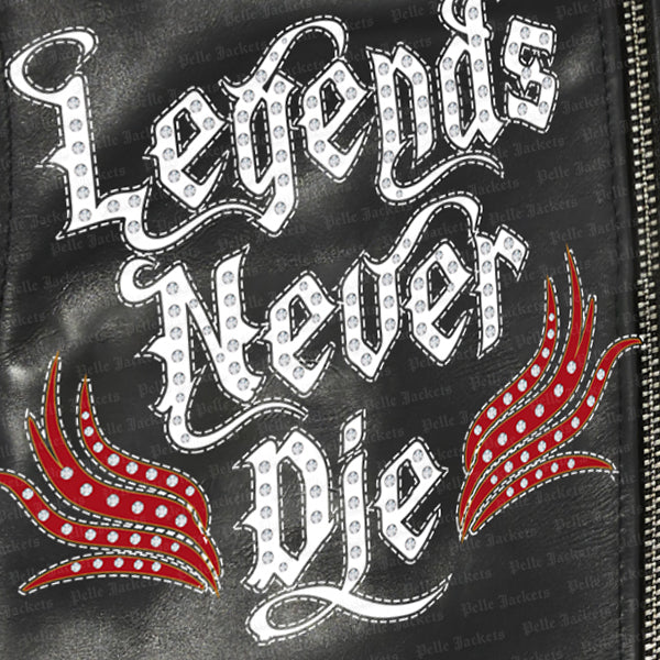 Lil Peep Legends Never Die Black Jacket image 3