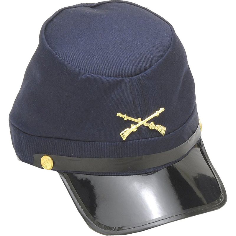 Pelle Pelle Military Civil War Confederate Navy Blue Hat image 1