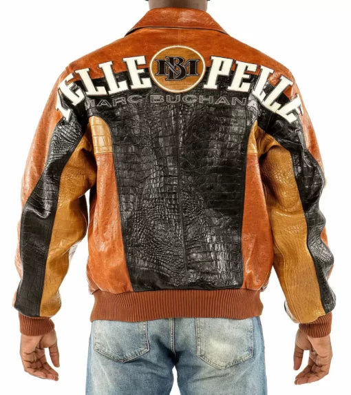 Pelle Pelle Marc Buchanan Orange Leather Jacket image 1